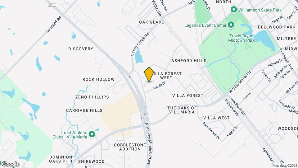1211 Webhollow Cir, Unit B Map and Location Details