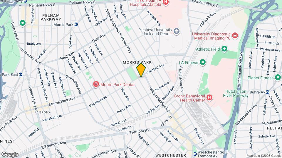 1662 Tomlinson Ave Map and Location Details