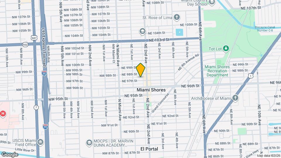 131 NE 97th St Map and Location Details