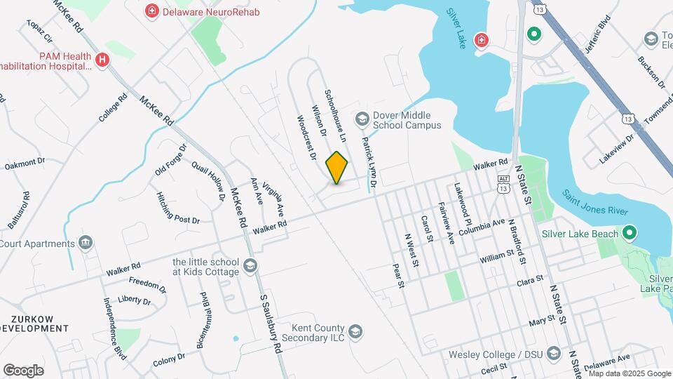 830 Woodcrest Dr Map and Location Details
