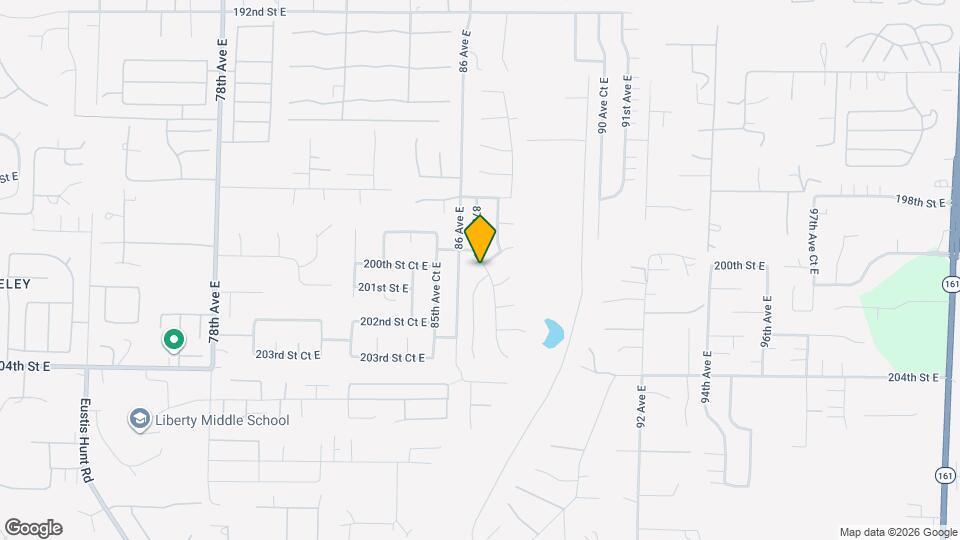 20012 87th Ave E Mapa y Detalles de la Ubicación