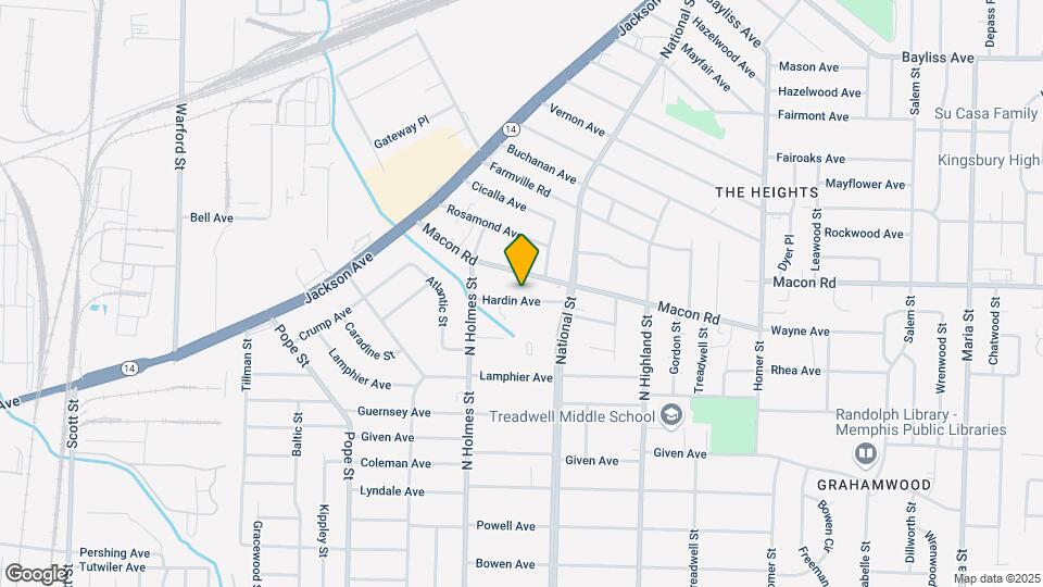 3350 Hardin Ave Map and Location Details