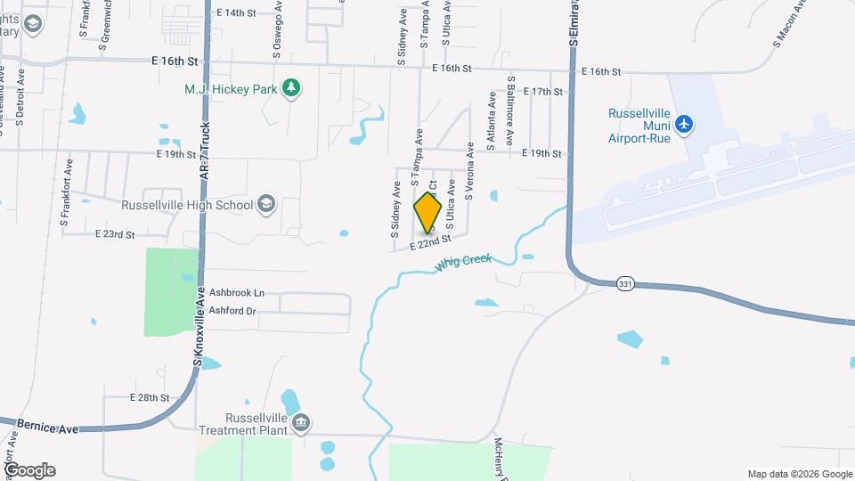 2009 E 22nd St Map and Location Details