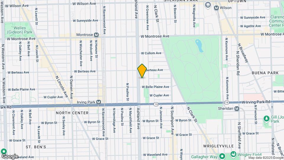 4125 N Ashland Ave Map and Location Details