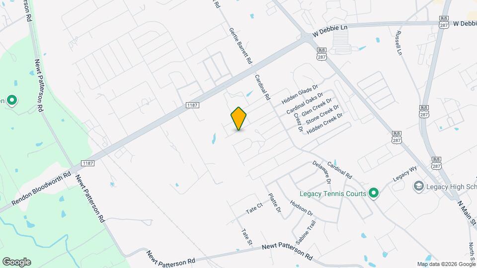 1607 Monte Carlo Dr Mapa y Detalles de la Ubicación