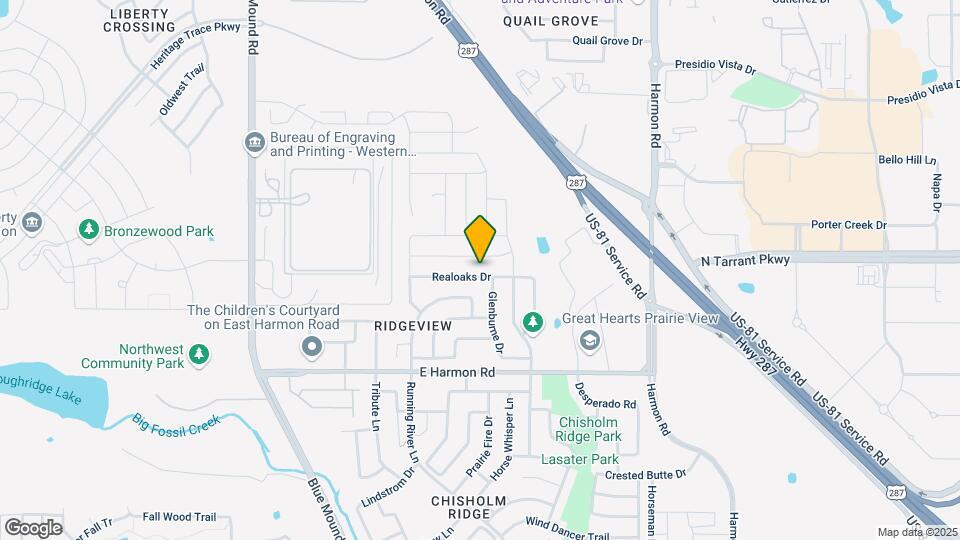 1325 Realoaks Dr Map and Location Details