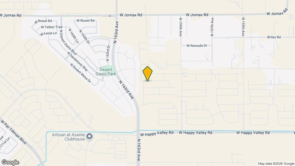 16067 W El Cortez Pl Map and Location Details