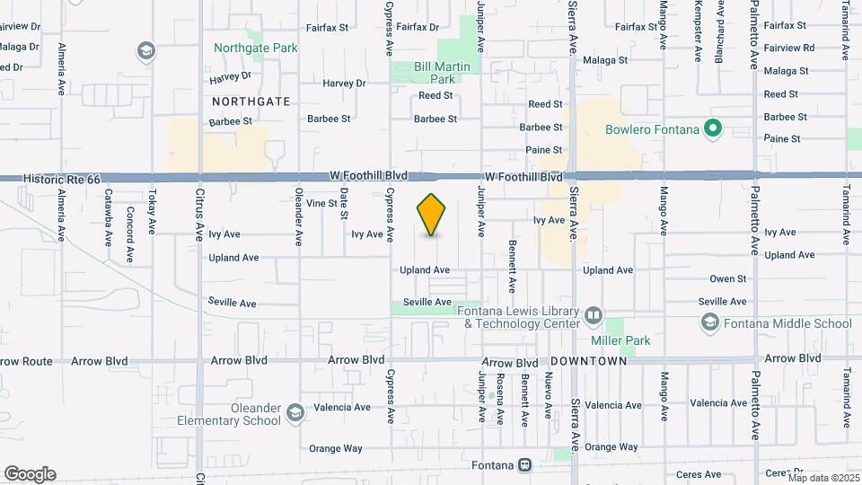 8238 Pepper Ave Mapa y Detalles de la Ubicación