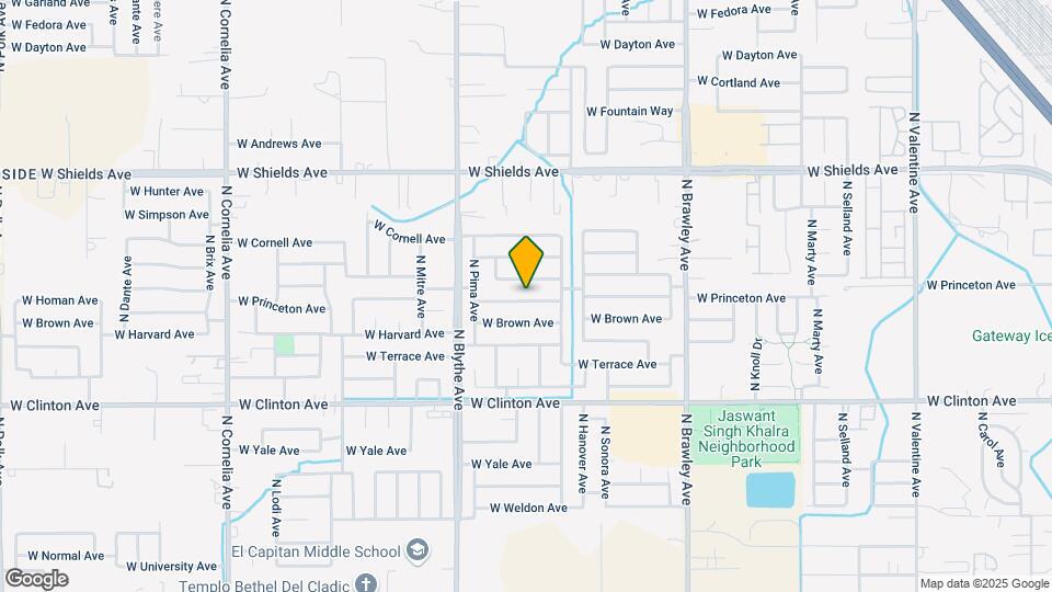 4284 W Princeton Ave Map and Location Details