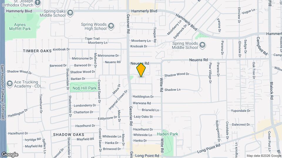 1710 Longhorn Dr Map and Location Details