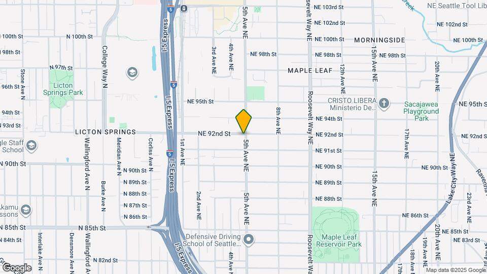 9125 5th Ave NE Map and Location Details
