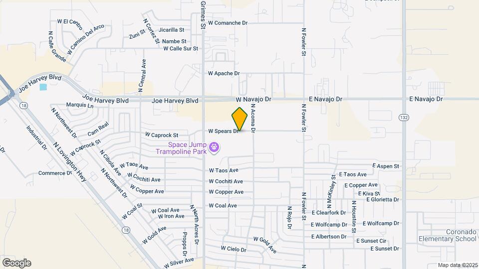 531 W Spears Dr Map and Location Details