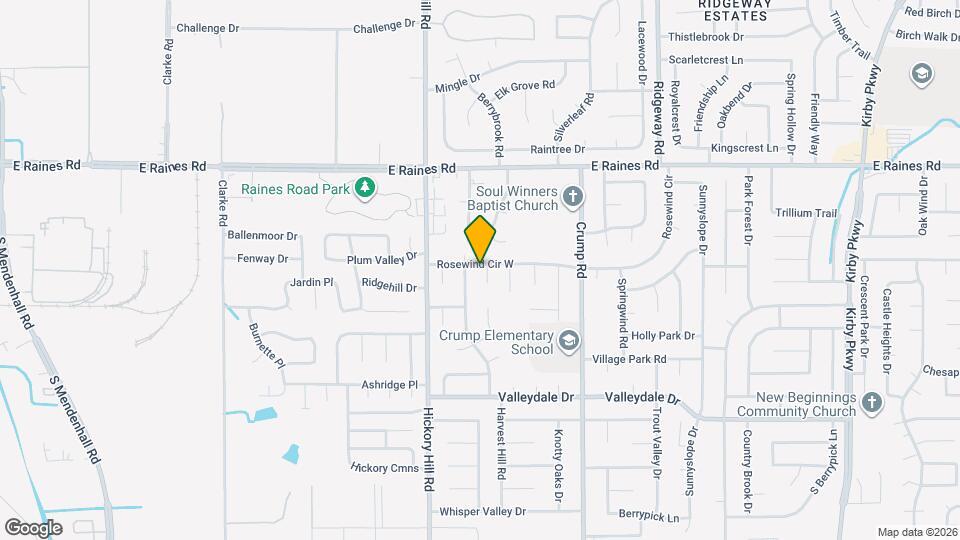 5979 Rosewind Cir W Map and Location Details