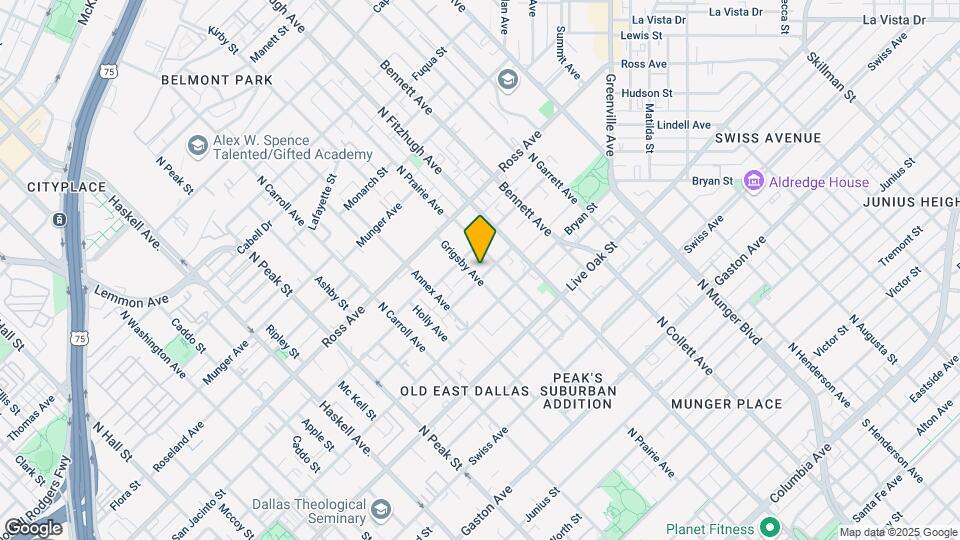 4707 Virginia Ave Mapa y Detalles de la Ubicación
