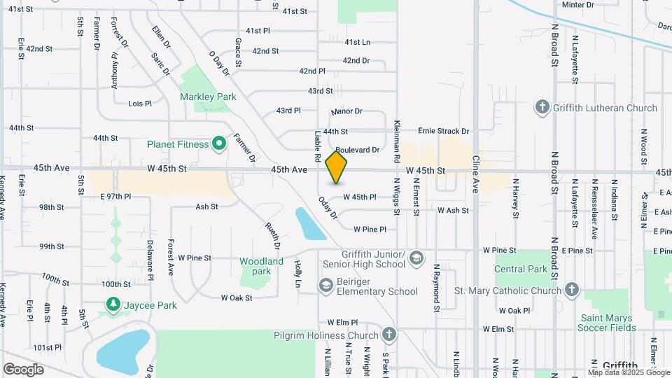 933 W Glen Park Ave Map and Location Details