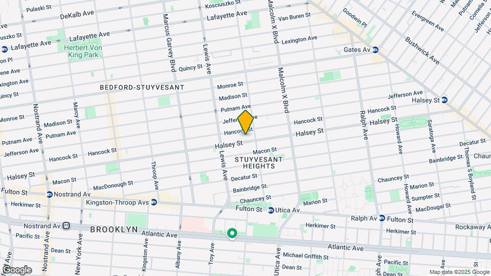 493 Halsey St Map and Location Details