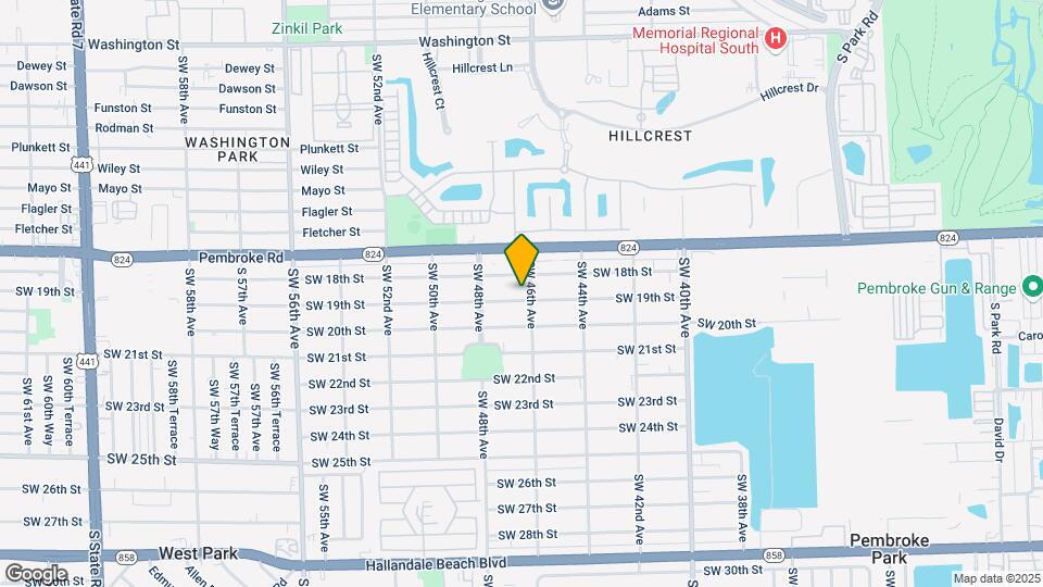 4611 SW 19th St Map and Location Details