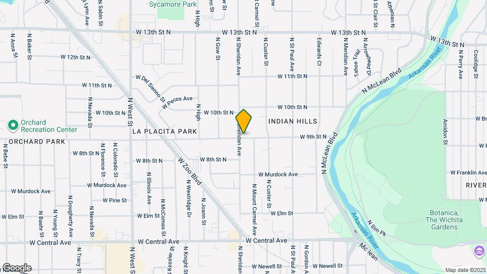 3208 W 9th St N Map and Location Details