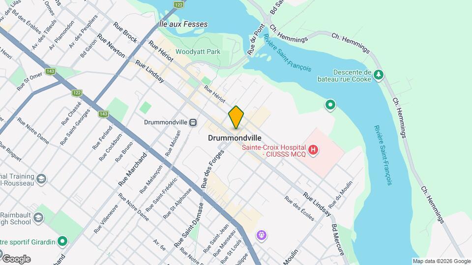 133 Des Forges Rue Map and Location Details