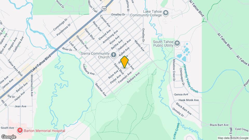 2565 Pinter Ave, Unit Unit 1 (Front, 2bd/1ba) Map and Location Details