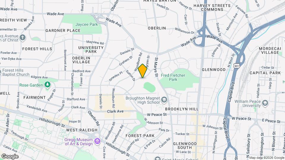 1033 Nichols Dr, Unit Village District One Bedroom Condo Mapa y Detalles de la Ubicación