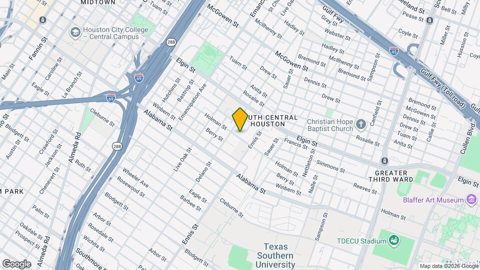 2821 Holman St Mapa y Detalles de la Ubicación