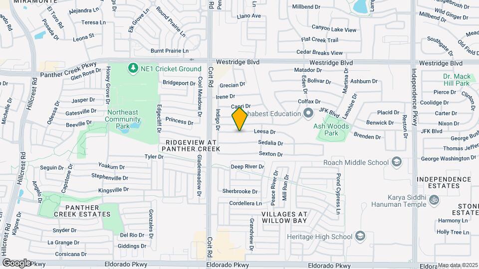 10841 Leesa Dr Map and Location Details