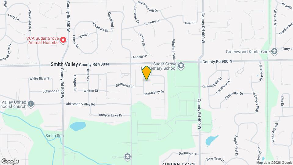 881 Yellowwood Dr Map and Location Details