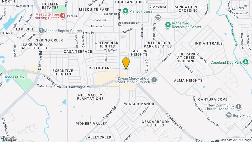 1445 Eastern Heights Dr Map and Location Details