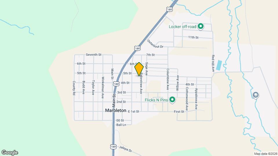 411 Rakestraw Ave Map and Location Details
