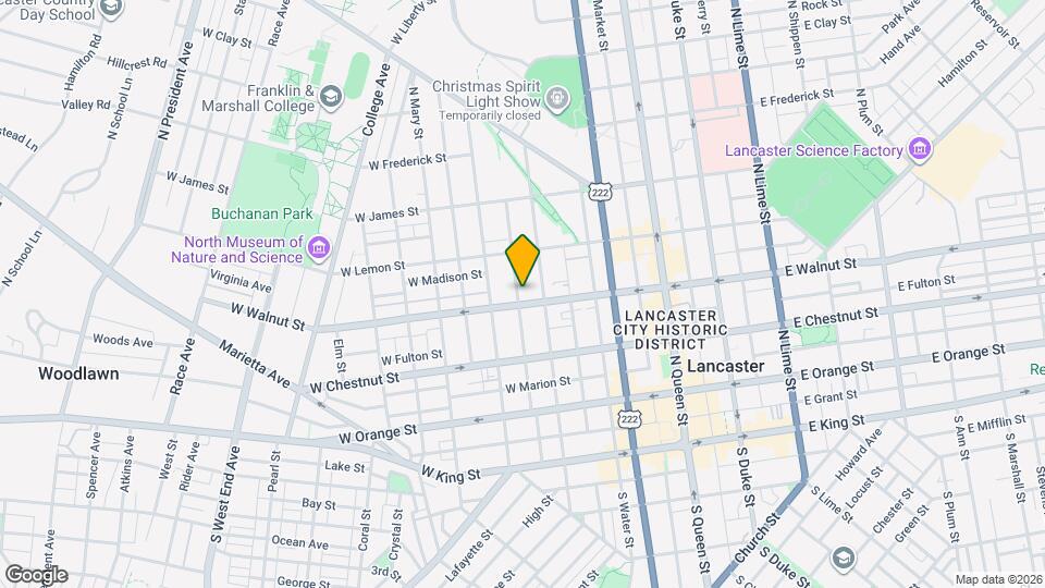 323 W Walnut St Map and Location Details