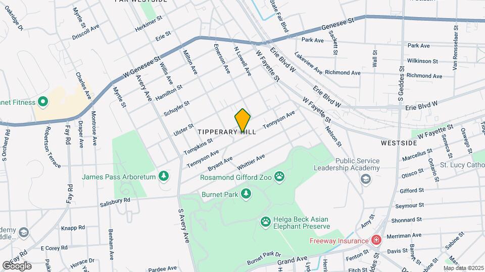 328 Tennyson Ave, Unit 2 Mapa y Detalles de la Ubicación