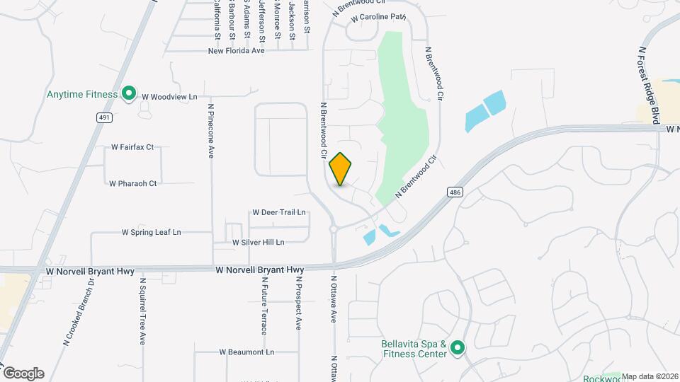 2137 N Brentwood Cir Map and Location Details