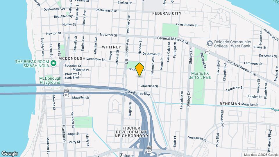 1500-1512 Hendee St Map and Location Details