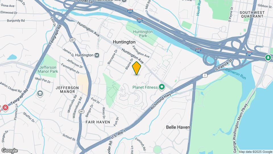 5852 Mt Vernon Dr Map and Location Details