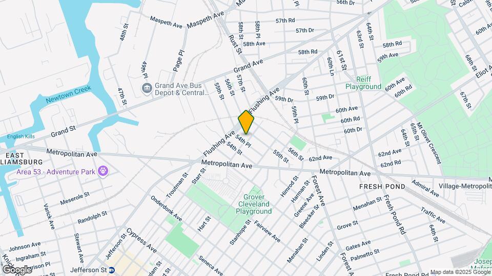 54-33 Nurge Ave Mapa y Detalles de la Ubicación