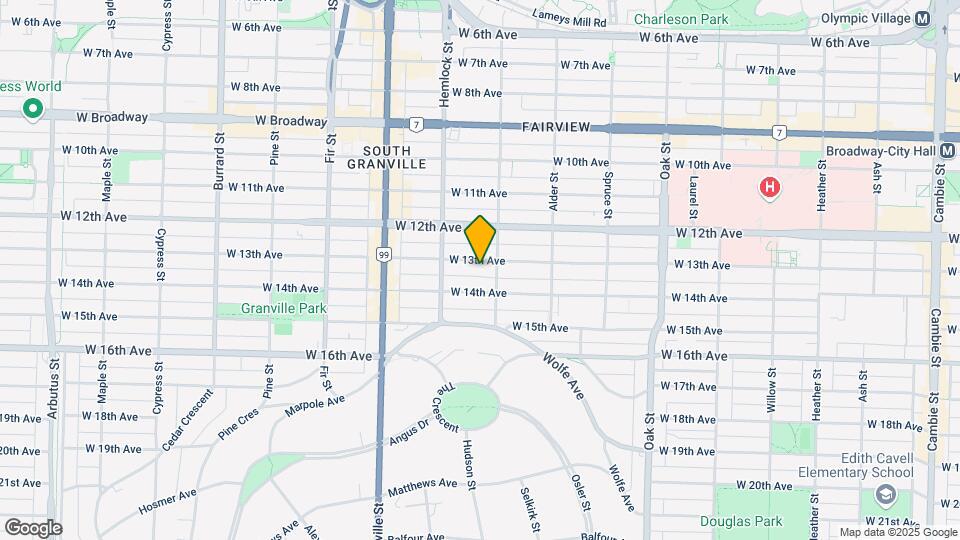 1326 West 13th Map and Location Details