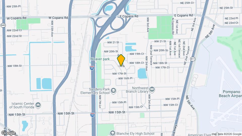 1732 NW 6th Terrace Map and Location Details