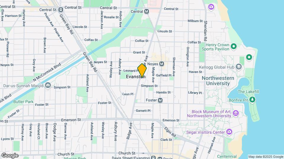 2129 Ridge Avenue Map and Location Details