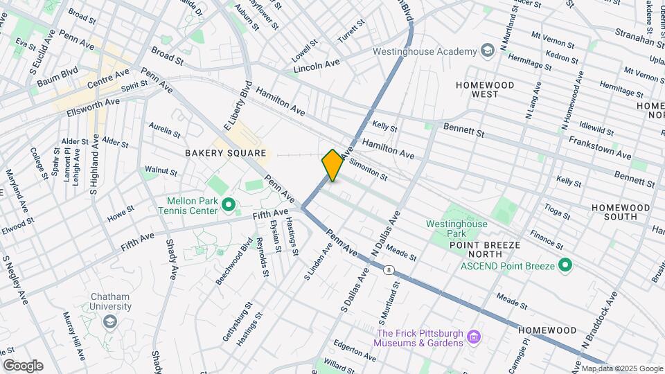 6711 Thomas Blvd Mapa y Detalles de la Ubicación