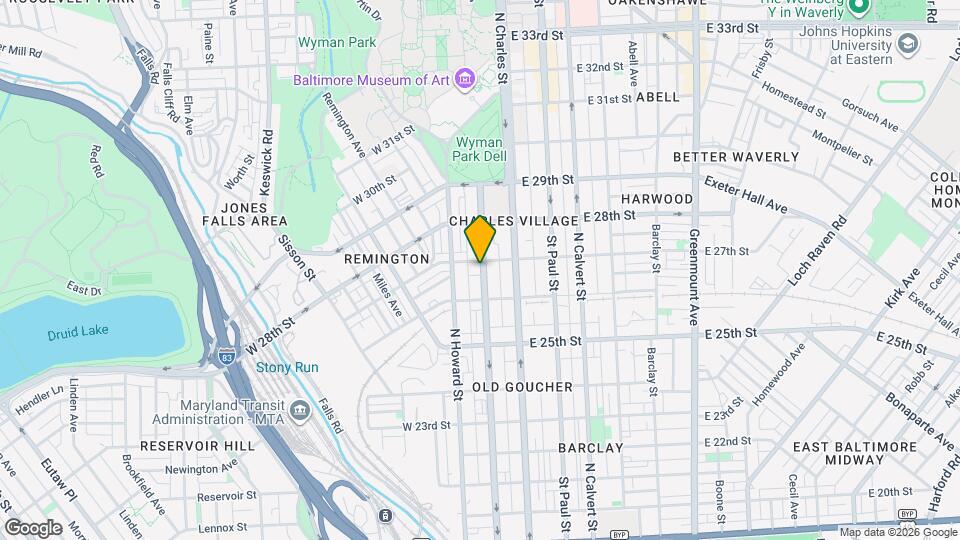 2644 Maryland Ave Map and Location Details