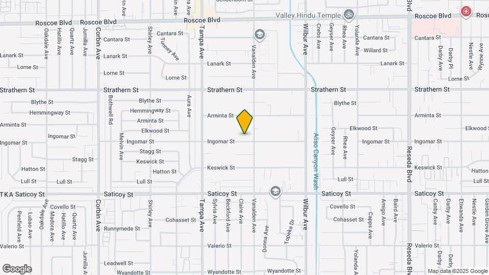 19119 Ingomar St Mapa y Detalles de la Ubicación