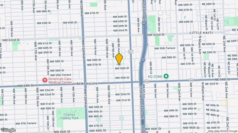 5606 NW 8th Ave Map and Location Details