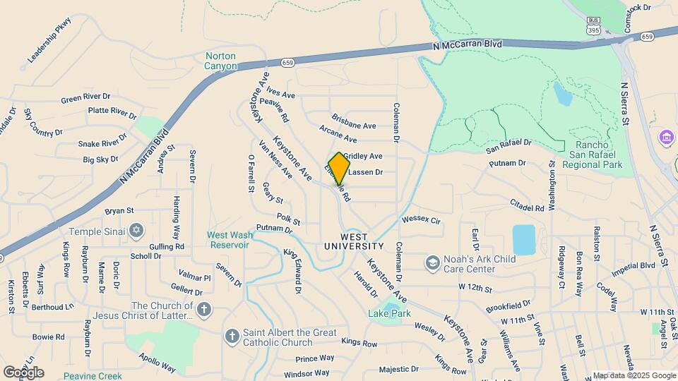 2340 Keystone Ave Map and Location Details