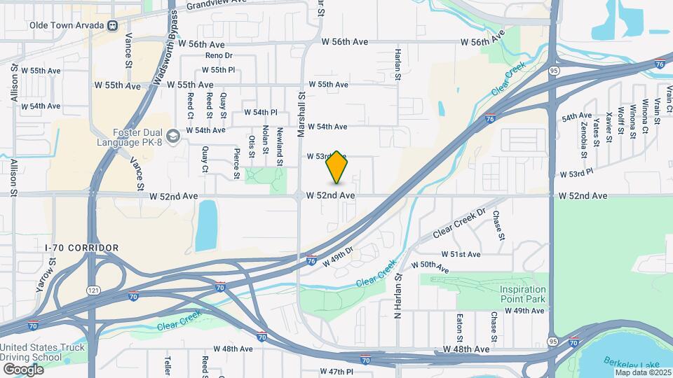 6265 W 52nd Ave Map and Location Details
