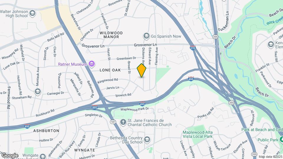 9912 Dickens Ave Map and Location Details