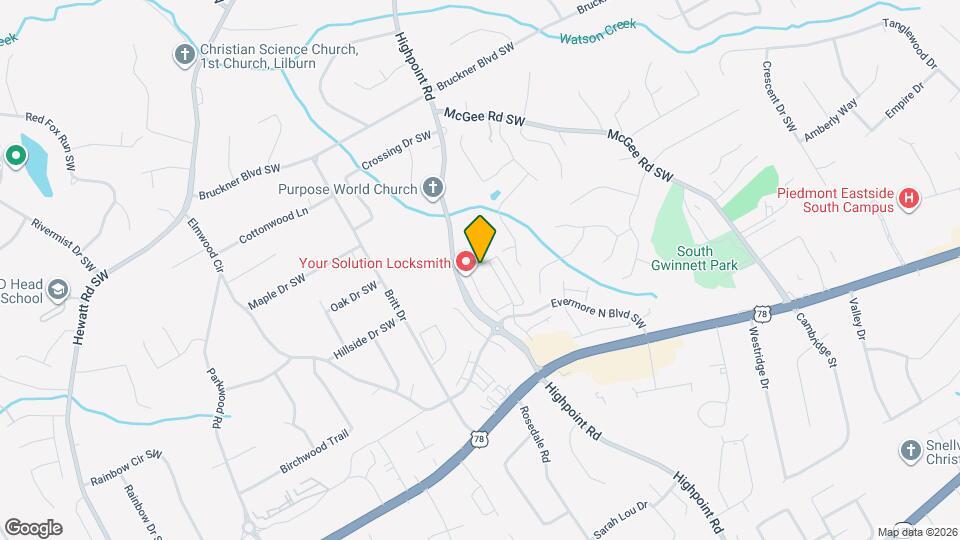 1998 Thorngate Ct Map and Location Details