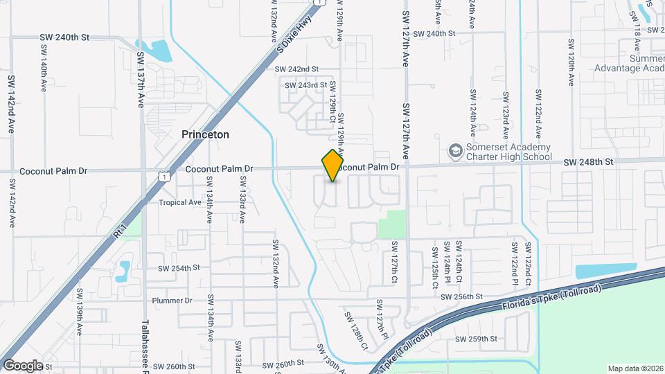 24940 SW 129th Ct Map and Location Details