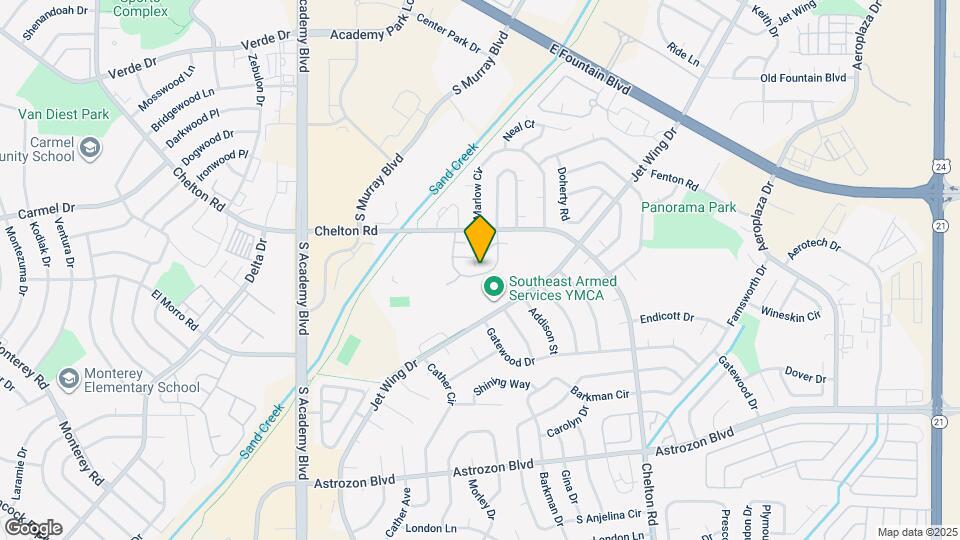 4320 Hunting Meadows Cir Map and Location Details