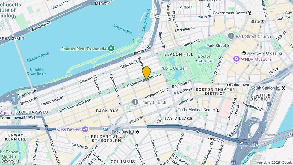 50 Commonwealth Ave, Unit 904 Map and Location Details